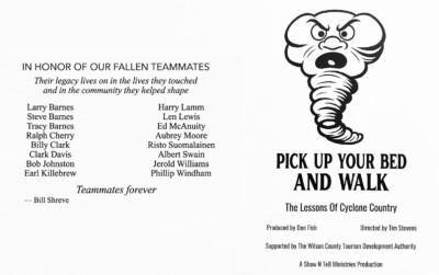 memorial page in honor of fallen teammates